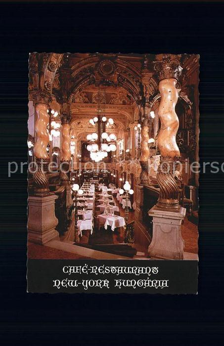 Budapest Cafe Restaurant New York Speisesaal