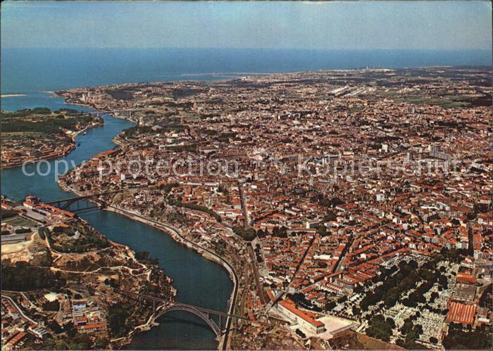 Porto Portugal Vista aerea Tres Pontes