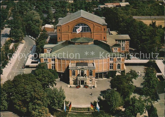 Bayreuth Richard Wagner Festspielhaus Fliegeraufnahme