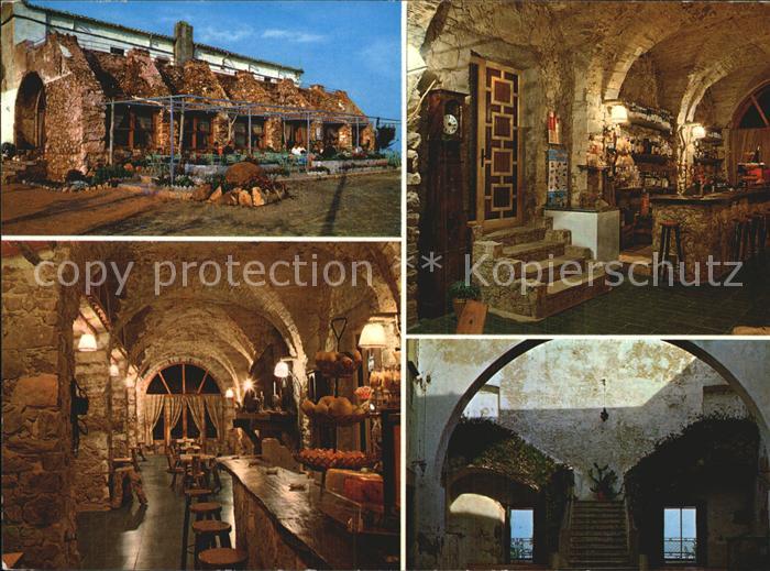 Palafrugell Hostal San Sebastian Bar Gastraum Treppe