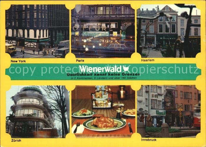 Wienerwald in New York Paris Haarlem Zuerich Innsbruck