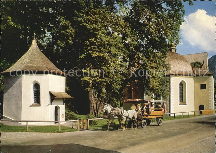 Oberstdorf Loretto Kapelle mit Stellwagen