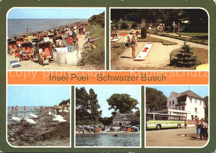 Insel Poel Schwarzer Busch Minigolf Strand Reisebus