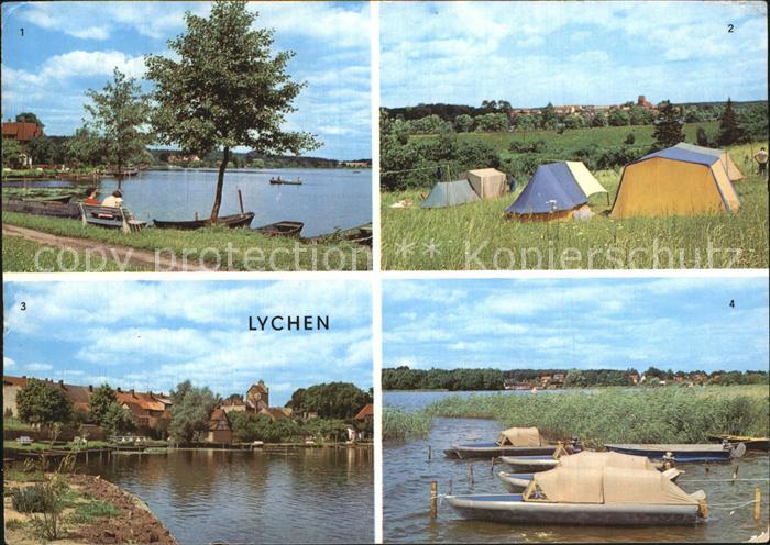 Lychen Oberpfuhlsee Zeltplatz Malerwinkel Gr Lychensee