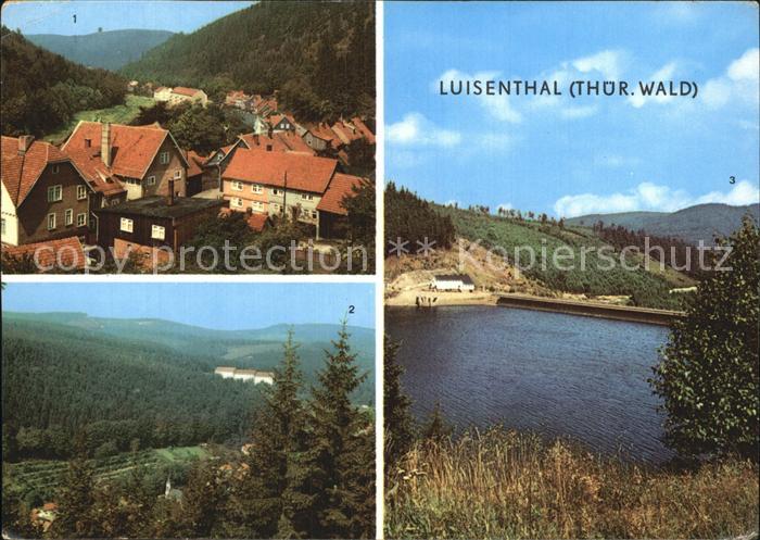 Luisenthal Teilansicht FDGB Erholungsheim Adolf Deter Ohratalsperre