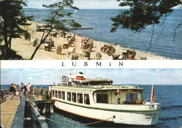 Lubmin Ostseebad Strand Fahrgastschiff Anlegestelle
