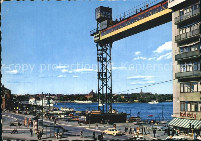 Stockholm Slussen med Katarinahissen
