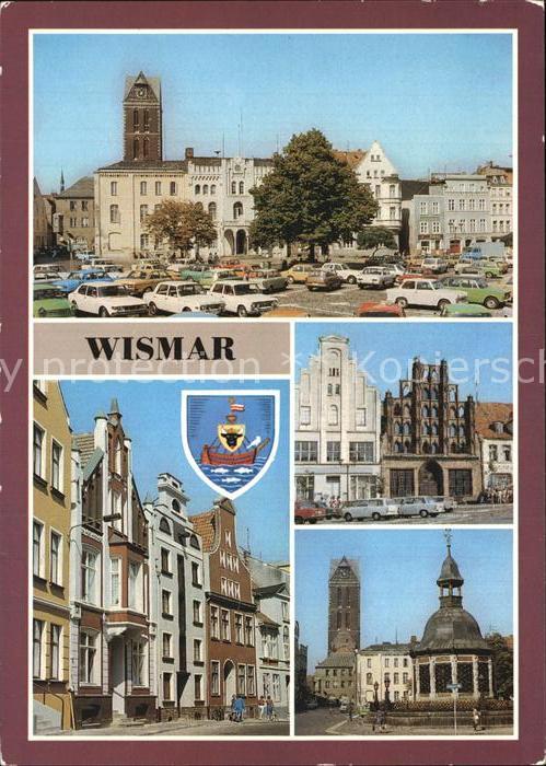 Wismar Mecklenburg Markt Alter Schwede Bohrstrasse Wasserkunst
