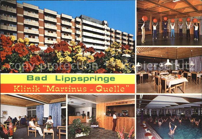 Bad Lippspringe Klinik Martinus Quelle Rezeption Gymnastik Speisesaal Bewegungsb