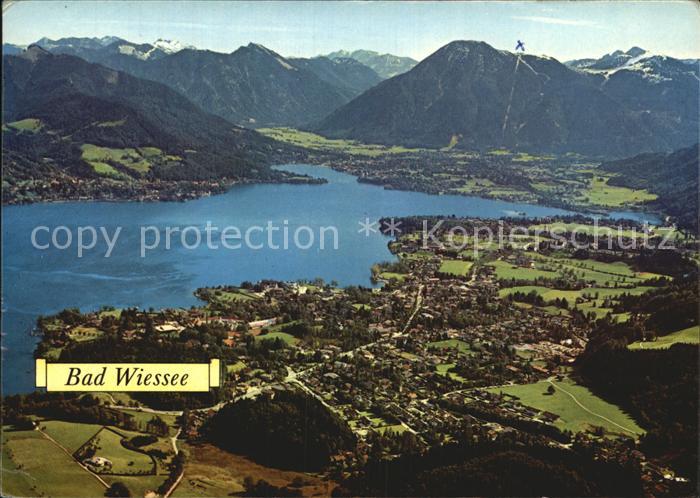 Bad Wiessee mit Wallberg Fliegeraufnahme