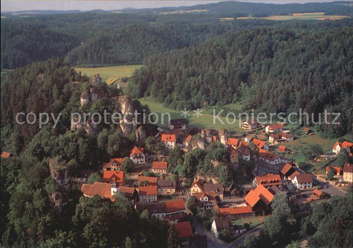 Tuechersfeld Felsendorf Fliegeraufnahme