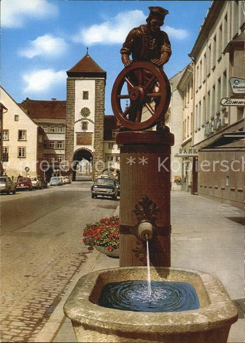 Villingen-Schwenningen Radmacherbrunnen Stadttor