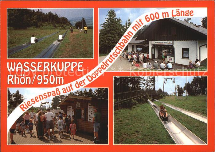 Wasserkuppe Rhoen Doppelrutschbahn Kiosk