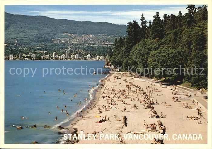 Vancouver British Columbia Stanley Park Beach