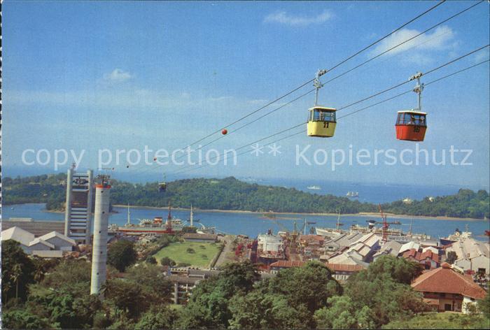 Singapore Cable Cars from Mt Faber to Sentosa