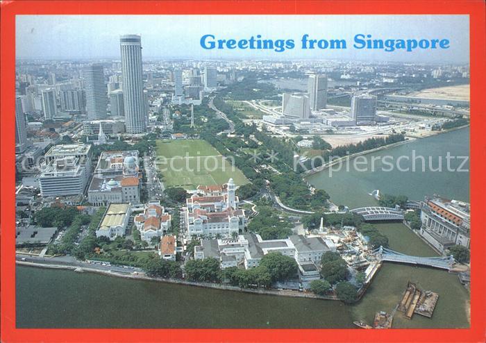 Singapore Skyline panoramic view