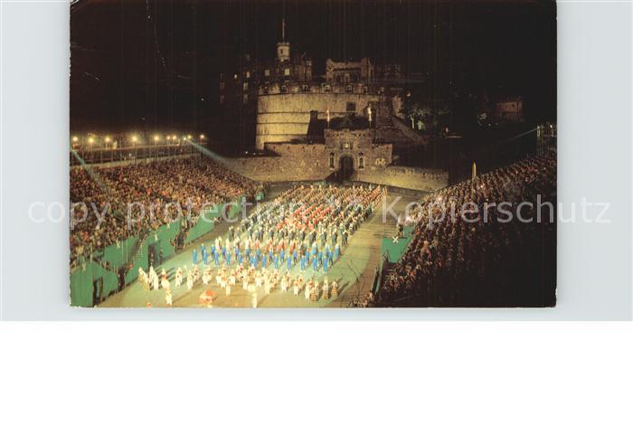 Edinburgh Scotland Floodlit Military Tattoo at the Castle Edinburgh
