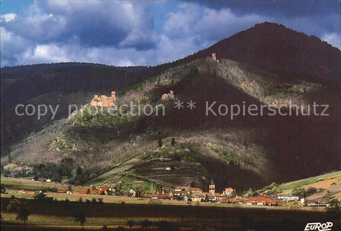 Ribeauville Haut Rhin Elsass Panorama Chateau les Vosges