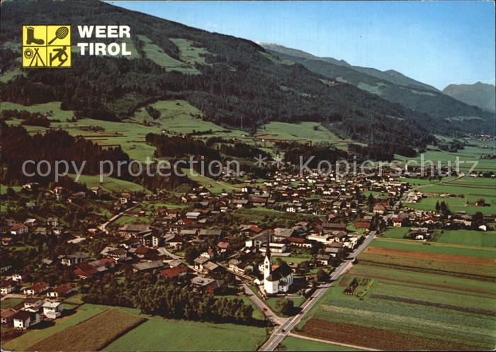 Weer und Kolsass Fliegeraufnahme