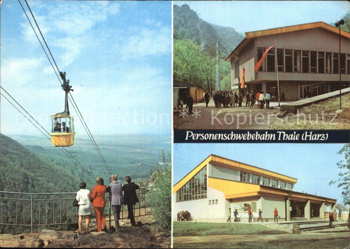 Thale Harz Personenschwebebahn Bergstation Talstation