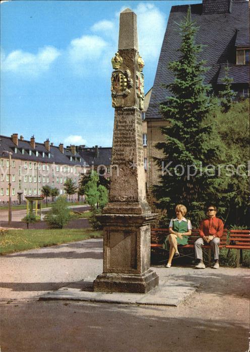 Johanngeorgenstadt Alte Postmeilensaeule
