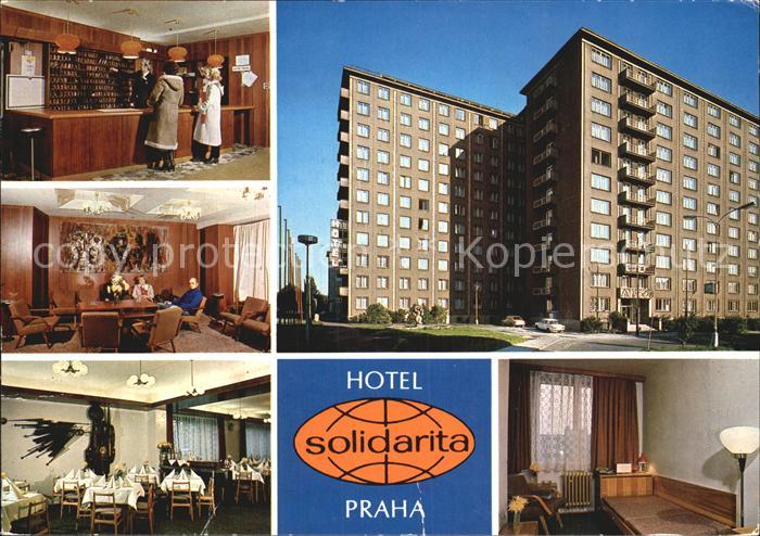 Praha Prahy Prague Prazske restaurace Botely Hotel Solidarita
