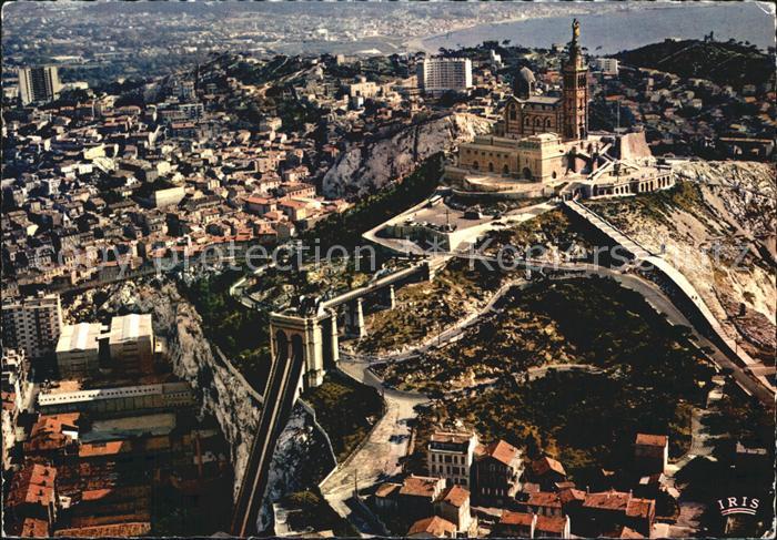 Marseille Bouches-du-Rhone Eglise Notre Dame de la Garde vue aerienne Collection