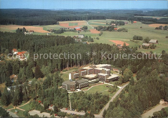 Koenigsfeld Schwarzwald Albert Schweitzer Klinik Fliegeraufnahme