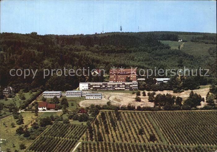 Koenigstuhl Heidelberg Sanatorium Fliegeraufnahme