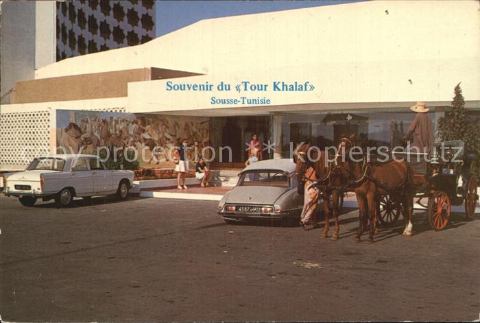 SOUssE  Tunesie Hotel Tour Khalef Pferdedroschke