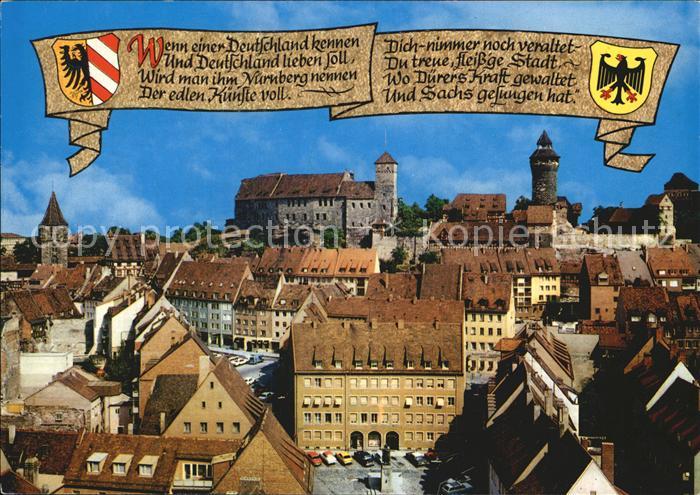 NueRNBERG  CITY Altstadt Burg Turm Gedicht