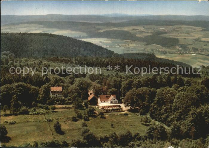 Obersensbach Hoehenpension Reussenkreuz Fliegeraufnahme