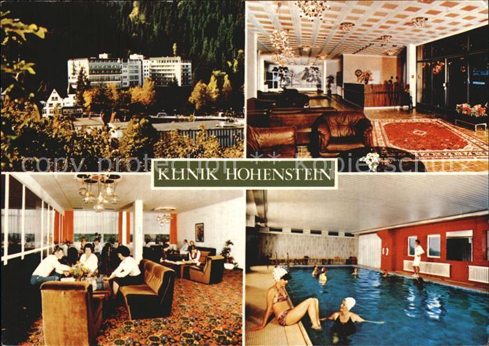 Triberg Schwarzwald Klinik Hohenstein Hallenbad Foyer Kurort