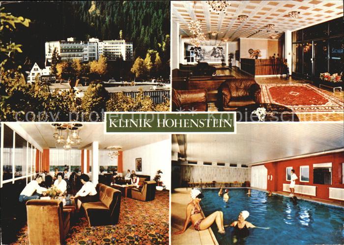 Triberg Schwarzwald Klinik Hohenstein Foyer Hallenbad