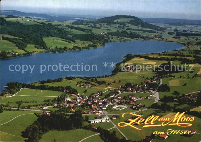 Zell Moos Zellersee Irrsee Fliegeraufnahme