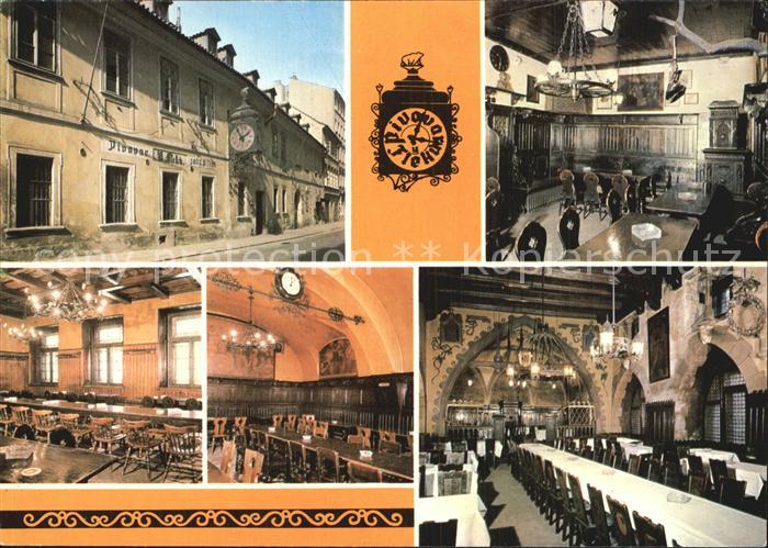 Praha Prahy Prague Pivovar U Fleku Restaurant Brauerei