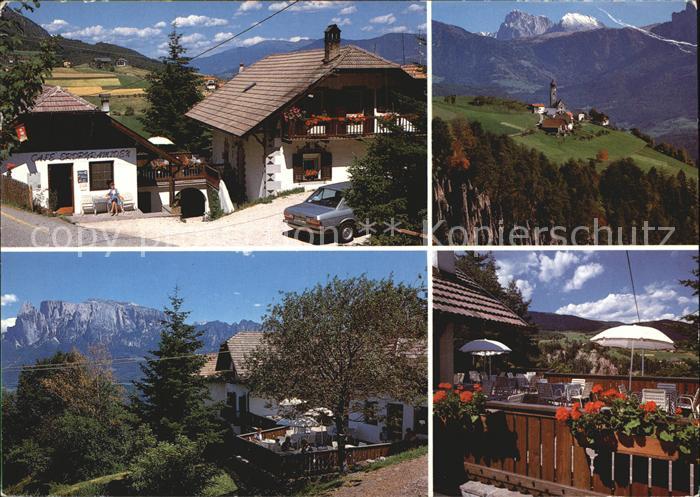 Ritten Renon Cafe Erdpyramiden Alpenblick