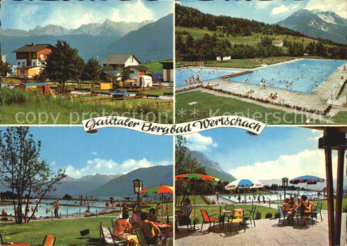 Wertschach Villach Gailtaler Bergbad Campingplatz Alpenfreude Alpenblick