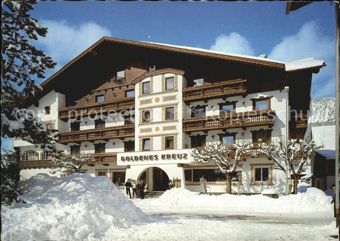 Tannheim Tirol Hotel Restaurant Goldenes Kreuz im Winter