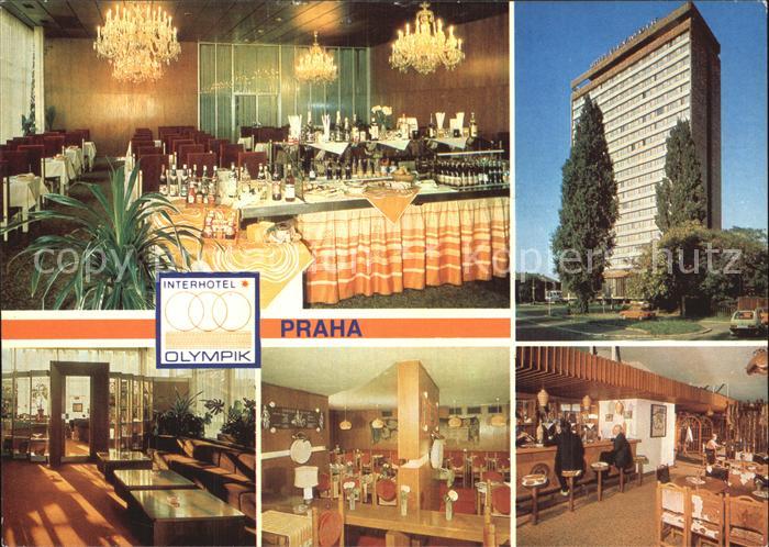 Praha Prahy Prague Interhotel Olympik Restaurant Bar