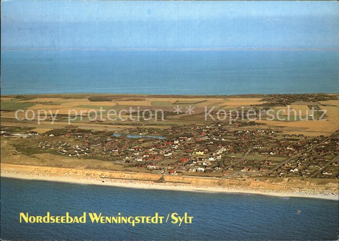 Wenningstedt Sylt Nordseebad Fliegeraufnahme