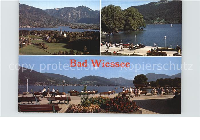 Bad Wiessee Panorama Tegernsee Promenade Alpen