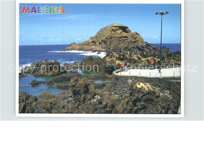 Porto Moniz Piscinas naturais Miradouro e Ilhéu Mole Felsinsel Kueste