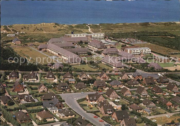 Westerland Sylt Fliegeraufnahme Nordseeklinik und Sanatorium der Arbeiterwohlfah
