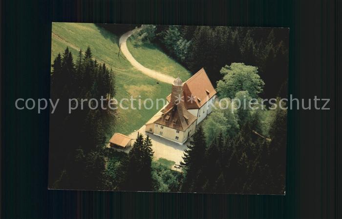 Nesselwang Allgaeu Bayern Fliegeraufnahme Wallfahrtskirche Maria Trost
