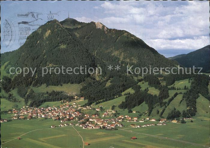 Burgberg Allgaeu Panorama mit Gruenten