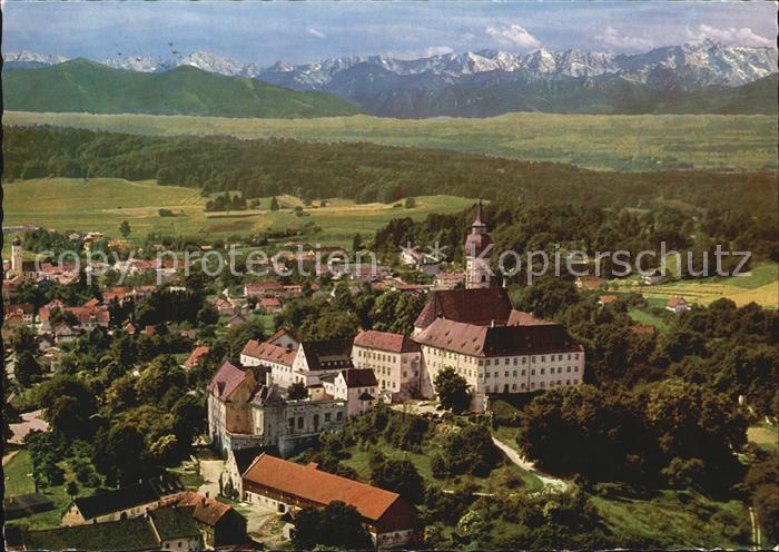Andechs Fliegeraufnahme Kloster