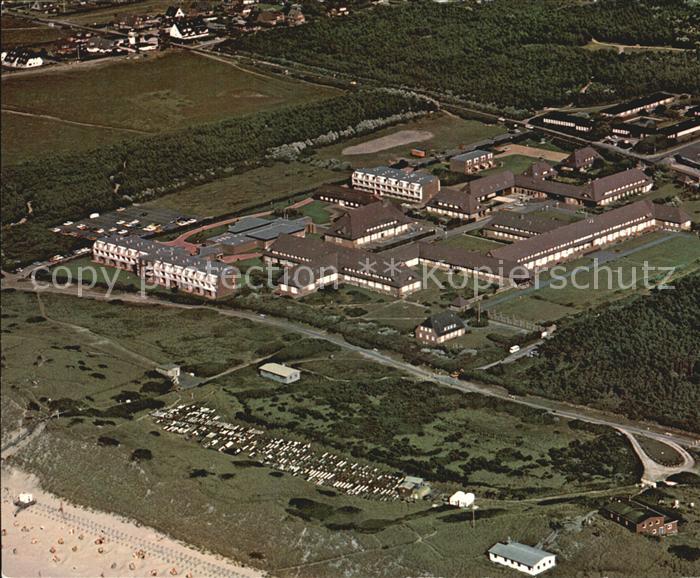 SYLT Insel Schleswig-Holstein Fliegeraufnahme Nordsee Sanatorium