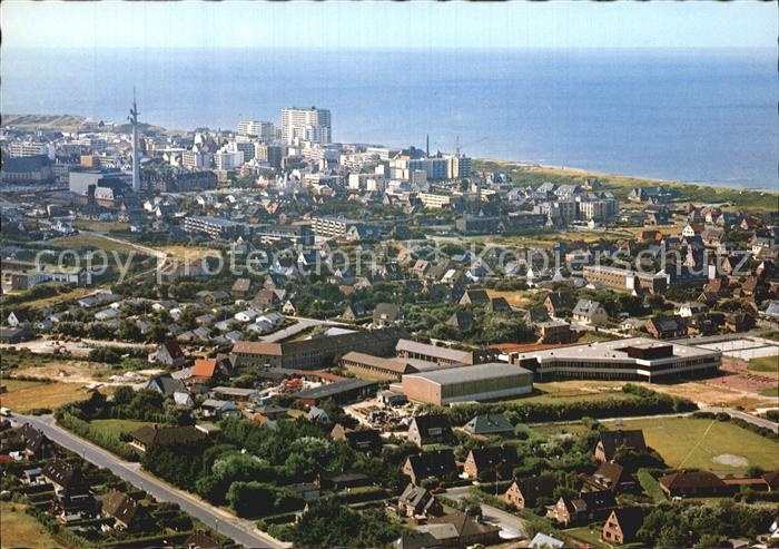 Westerland Sylt Fliegeraufnahme Teilansicht von Nordosten