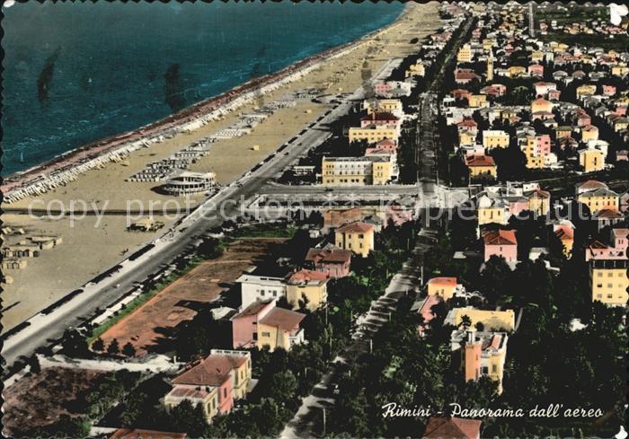 Rimini Fliegeraufnahme Strand